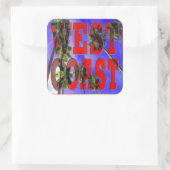 sticker "Palm Sky: West Coast" (Tas)