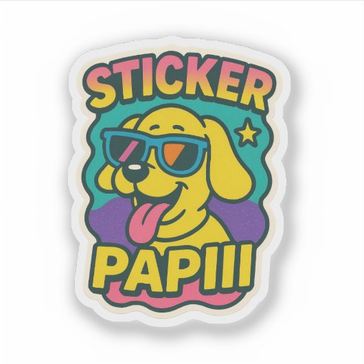 Sticker Papiii (Voorkant)