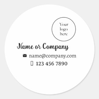 Sticker para empresa, logo data