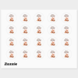 sticker Pasen lekkere konijn chocolade