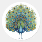 Sticker Peacock (Voorkant)