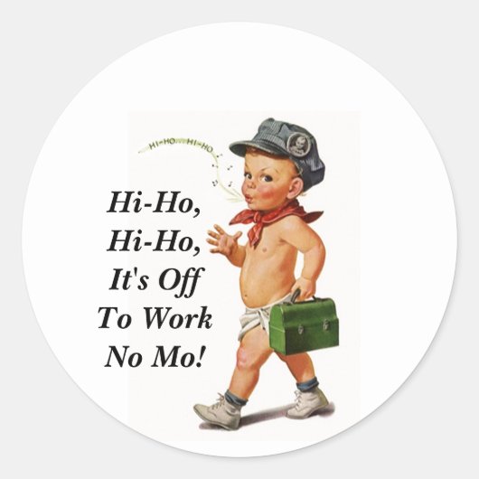 Sticker  Pensioen Hi-Ho Werk Whistler (Voorkant)