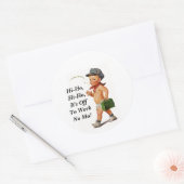 Sticker  Pensioen Hi-Ho Werk Whistler (Envelop)