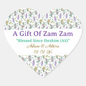 Sticker-Personalized Nikkah Zam Zam Water Stickers (Voorkant)