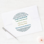 Sticker-Personalized Nikkah Zam Zam Water Stickers (Envelop)