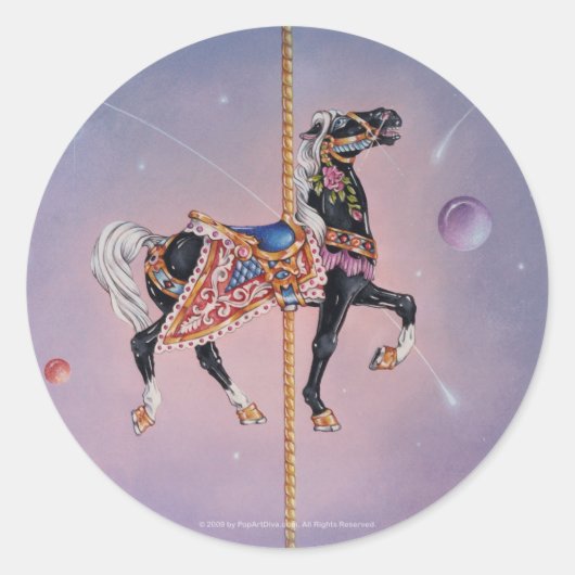 Sticker - Petaluma Carousel Horse 2 (Voorkant)