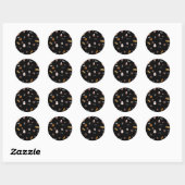 Sticker-Philly Christmas Ronde Sticker (Vel)