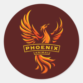 Sticker phonix animal