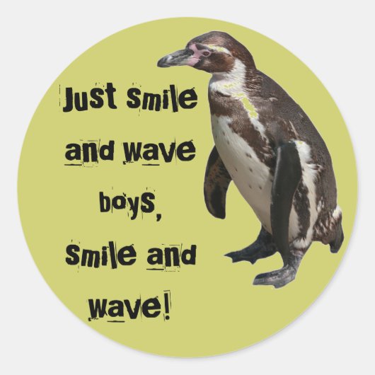 Sticker Pinguin 01 (Voorkant)
