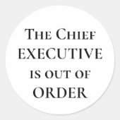 Sticker politieke mening (Voorkant)