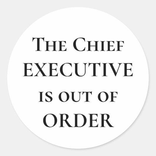 Sticker politieke mening (Voorkant)