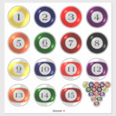 Sticker - Pool Balls (Vel)