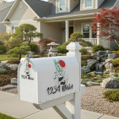 Sticker postbus Panda