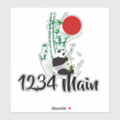 Sticker postbus Panda (Vel)