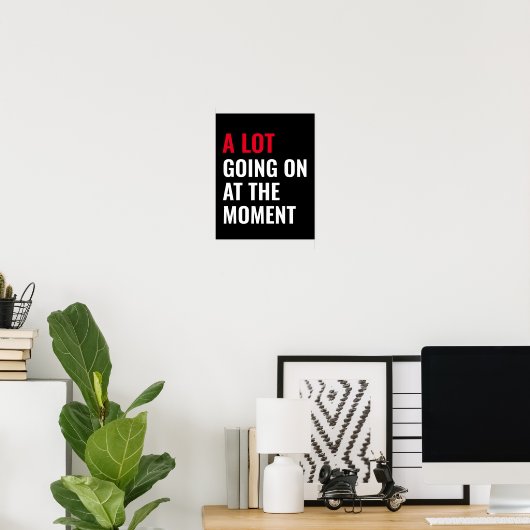 Sticker Poster (Thuiskantoor)