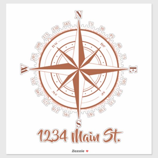 Sticker postvak compass (Vel)