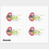 Sticker - Praat gegevens voor mij (Vel)