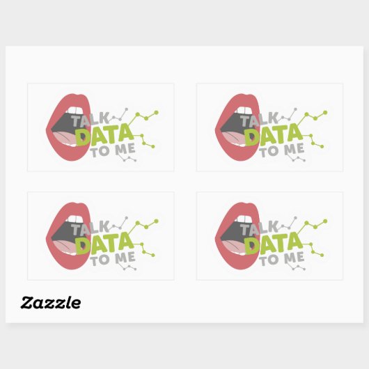 Sticker - Praat gegevens voor mij (Vel)