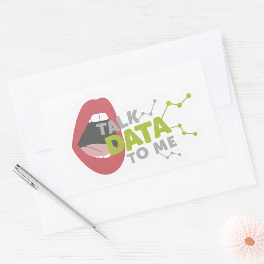 Sticker - Praat gegevens voor mij (Envelop)