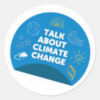 Sticker - Praat over het klimaat