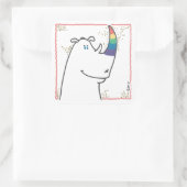Sticker Pride Neushoorn (Tas)