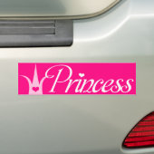 Sticker Prinses bumpersticker (Op auto)