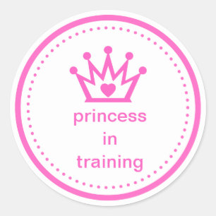 STICKER Prinses in opleiding