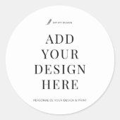 Sticker Printing Custom 1.5" Ronde Product Label (Voorkant)