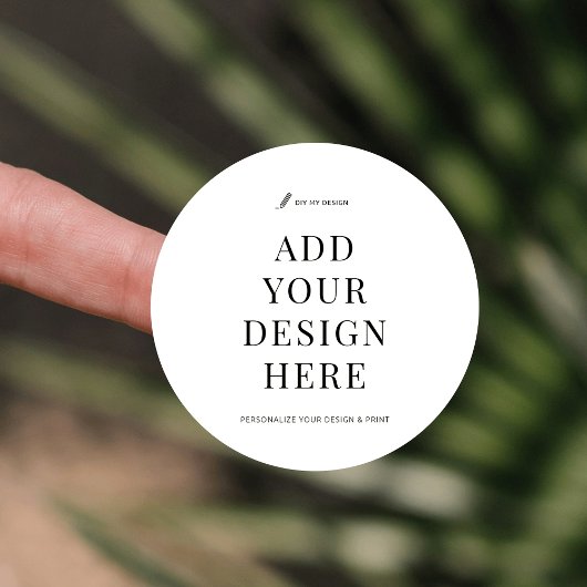 Sticker Printing Custom 1.5" Ronde Product Label