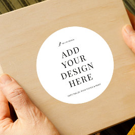 Sticker Printing Custom 3" Ronde Product Label