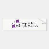 Sticker Proud om een Whipple Warrior te zijn (Voorkant)