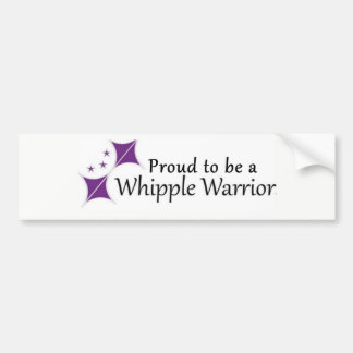 Sticker Proud om een Whipple Warrior te zijn