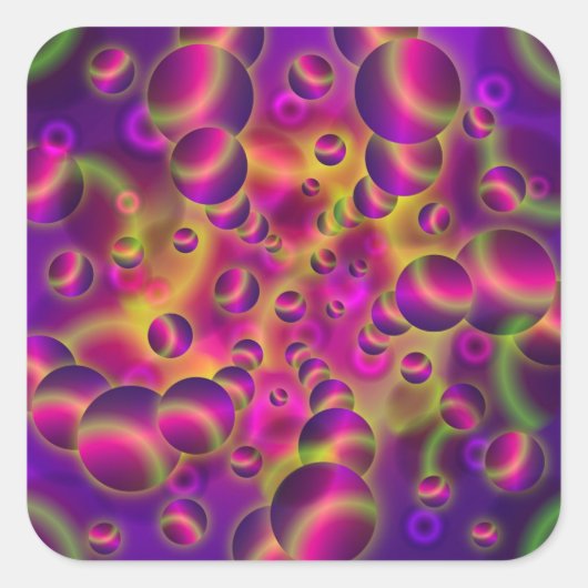 Sticker psychedelische visioenen (Voorkant)