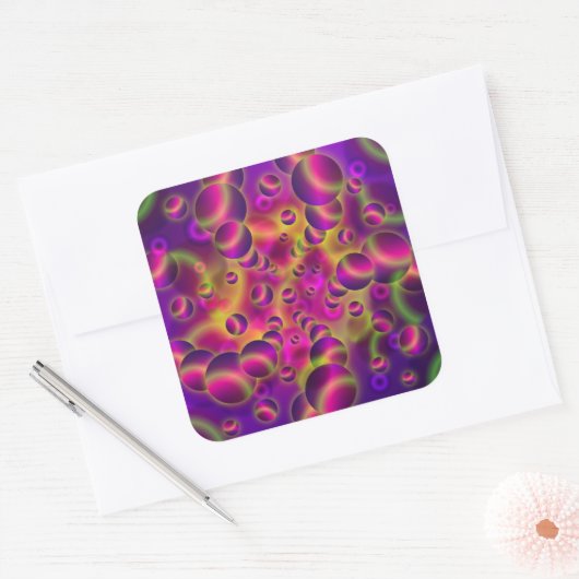 Sticker psychedelische visioenen (Envelop)