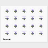 Sticker Purple Flowers lila (Vel)