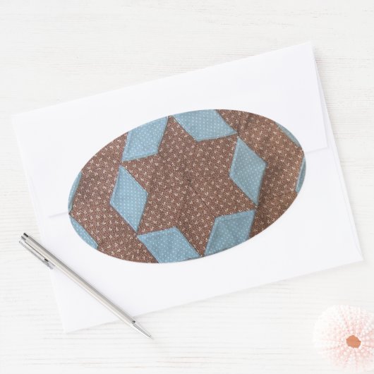 Sticker - Quilt Pattern Castle (Envelop)