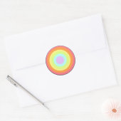 Sticker regenboogcirkels (Envelop)