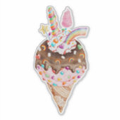 Sticker Regenboogijs (Voorkant)