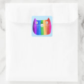 Sticker regenboogkat (Tas)