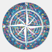 Sticker reisthema (Voorkant)