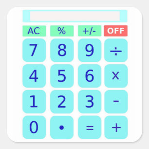 Sticker rekenmachine