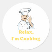 Sticker Relax, I'm Cooking (Voorkant)