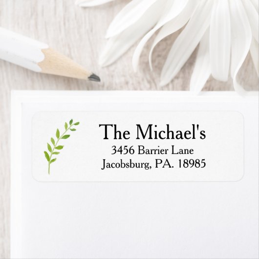 Sticker retouradres blad (Insitu)