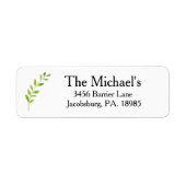 Sticker retouradres blad (Voorkant)