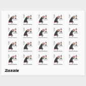 Sticker Retro Afspraak Herinnering Oogcontrole Gra (Vel)