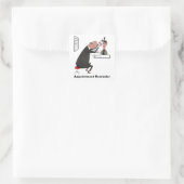 Sticker Retro Afspraak Herinnering Oogcontrole Gra (Tas)