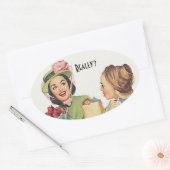 Sticker  Retro Buurtvriend Echt? (Envelop)