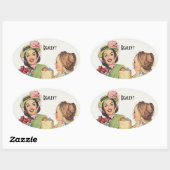 Sticker  Retro Buurtvriend Echt? (Vel)