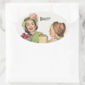 Sticker  Retro Buurtvriend Echt? (Tas)