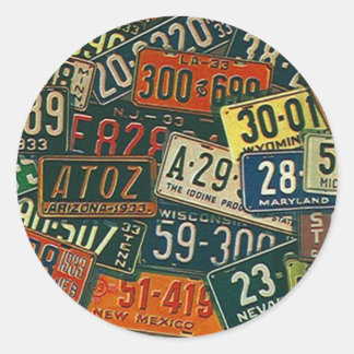 Sticker Road Trips Reisvergunning Borden Bord